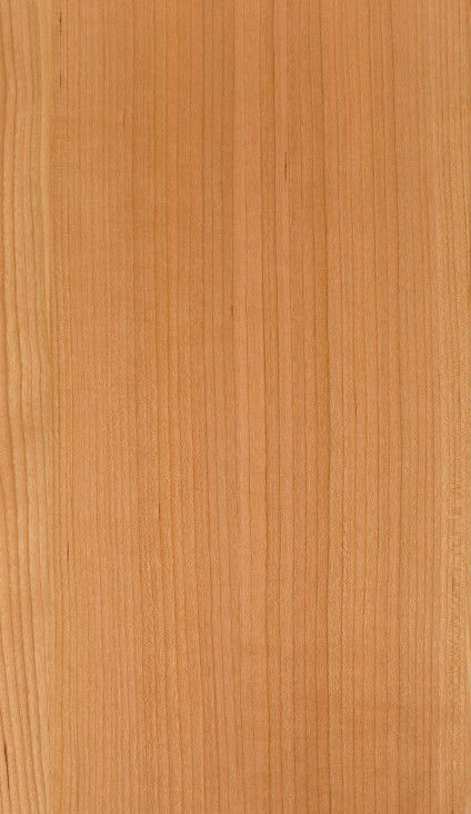 Coupe plate de feuille de faisceau de bois de cerisier américain naturel 2200-3200mm Taille normale Pour la décoration de meubles