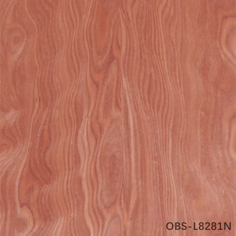Nouveau design de faisceau de bois reconstitué de la queue de Phoenix Obs-L8281n/858n Couleur rouge pour la décoration de l'hôtel 0,45 mm