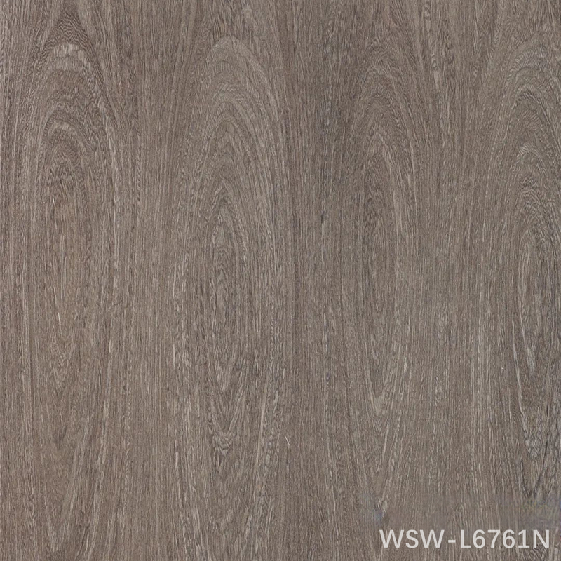 Nouveau design de placage de bois recon Wenge WSW-L6761N personnalisable 0,15-0,55 mm d'épaisseur pour la façade de porte intérieure