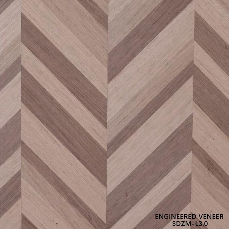 Veneer 3D - écologique, faible teneur en formaldéhyde 2500 * 640 mm pour la décoration intérieure 3DZM-L3.0