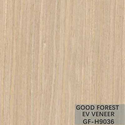 Couleur naturelle en bois machinée de grain droit de chêne de placage du placage EV