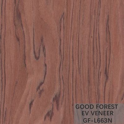 La couronne en bois machinée de Bubinga de placage a coupé le bois pour plaquer des techniques coupées découpées en tranches