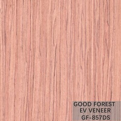 Le grain droit a machiné le contreplaqué en bois de placage du placage EV Bubinga