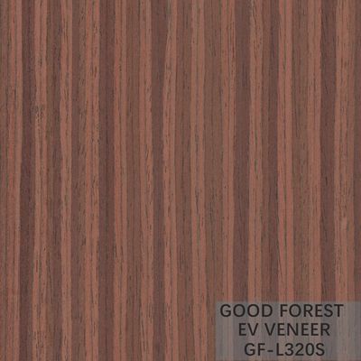 Service adapté aux besoins du client par grain de Santos Rose Engineered Wood Veneer Straight