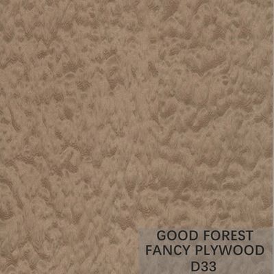 Placage adapté aux besoins du client de canal radiculaire de Burl Veneer Plywood Board Fancy