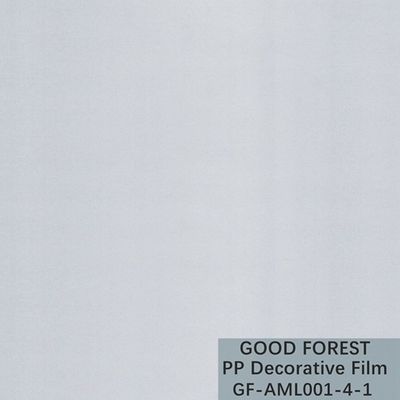 Grain en soie de visage de polypropylène de film de série recyclable dégradable en métal