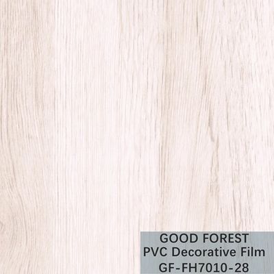 Film blanc de PVC de panneau mural grain en bois décoratif de largeur de 1260mm - de 1330mm