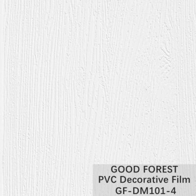 Boursouflage pur de couleur de film décoratif de PVC de grain en bois de Cabinet