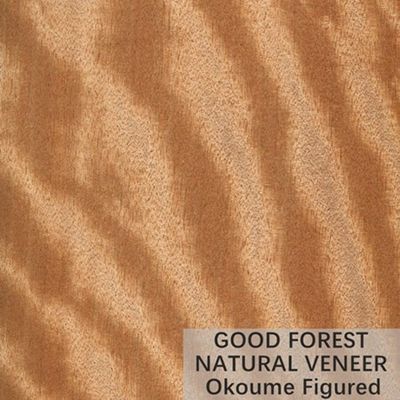 Le contreplaqué en bois naturel de placage d'Okumen a adapté l'épaisseur aux besoins du client de 0,18 - de 0.55mm