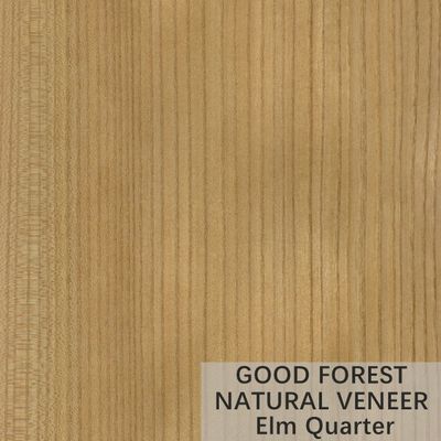 La couronne en bois naturelle de placage d'ORME a coupé le grain pour fournir le service adapté aux besoins du client