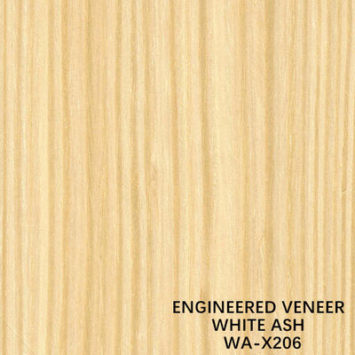 Ash Wood Veneer Sheets blanc recomposé avec - une coupe du quart X206 pour le contreplaqué de fantaisie