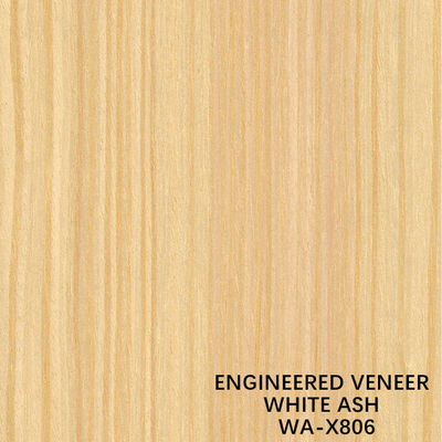 Ash Wood Veneer naturel décoratif reconstitué avec - l'artisanat Fineline d'un grain X806