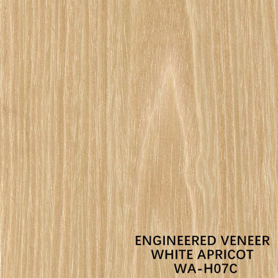 L'abricot blanc H07C de placage en bois reconditionné d'hôtel a à plat coupé la longueur 3100mm