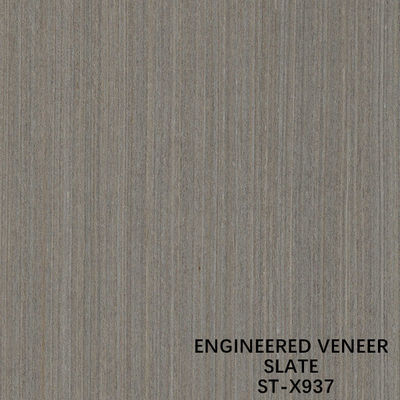 Le grain Fineline de la noix X937 de placage recomposé par fantaisie en bois d'ardoise de Cabinet a rallongé la taille 3100mm du fabricant Iso de la Chine