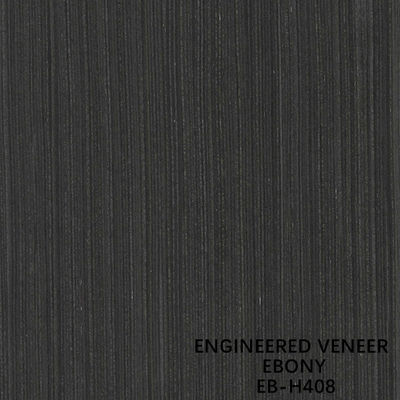 Ebony Wood Veneer machiné composé reconstitué H408 3100mm pour le Cabinet
