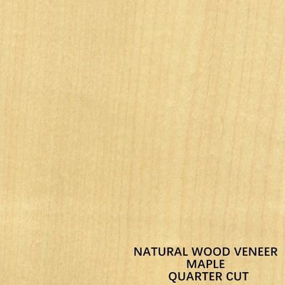 Le quart naturel américain de placage en bois d'érable a coupé la bonne qualité de l'épaisseur 0.5mm pour les meubles et l'instrument de musique