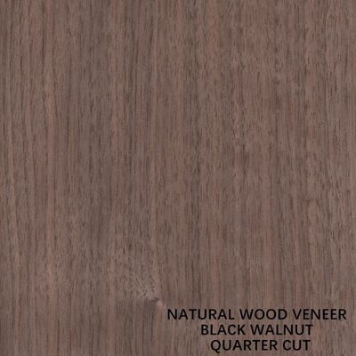 Le quart naturel américain de placage en bois de noix a coupé le grain droit pour les meubles de première qualité faisant le fabricant de FSC Chine