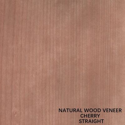 Grain droit naturel américain de Cherry Wood Veneer Quarter Cut de peau de porte