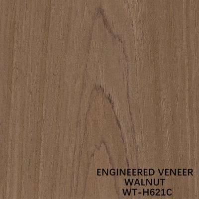 Placage de bois de noyer EV H621C Grain de couronne de noyer naturel 2500mm 2800mm