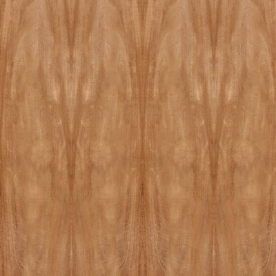 Taille standard 2440*1220mm de grain de couronne de placage en bois d'acajou naturel de l'Afrique pour le Cabinet FSC de porte