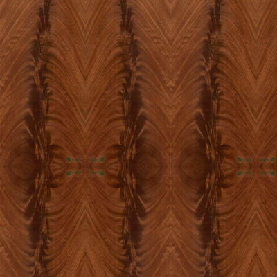 Fabrication humaine normale de grain d'entrejambe de l'ONU de placage en bois d'acajou naturel de décoration d'hôtel