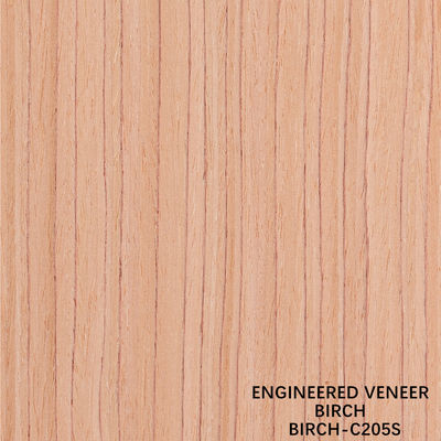 Finition de bois de bouleau de type ingénierie 205S/205C Grade A pour l'intérieur Norme d'exportation pour la porte et la façade du meuble