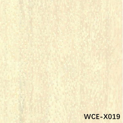 L'œil de chat blanc WCE-X019 Texture irrégulière placage de bois d'ingénierie 0,15-0,55 mm Pour l'intérieur de la voiture