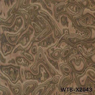 Veneur de bois reconstitué 2500 * 640mm coupé en tranches de bois pour les portes intérieures peut copier l'échantillon du client