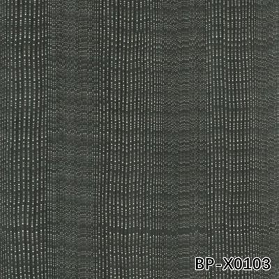 Placage en bois de perle noire artificiel de 2850 mm de longueur pour la décoration hôtelière, personnalisable BP-X0103