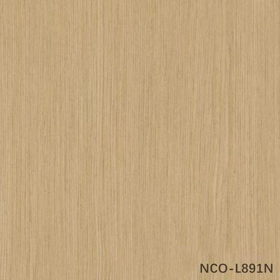 Nouveau design de feuille de placage en bois de chêne chinois NCO-L891N/L268N 0.3mm en lin pour le dos du placard