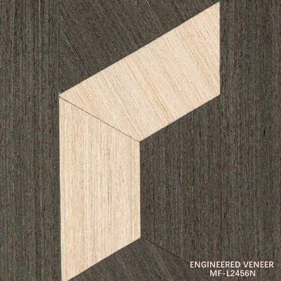 Placage en bois reconstitué artistique MF-L2456N, vente en gros directe d'usine avec des tailles personnalisées pour la décoration murale de la maison 3100mm
